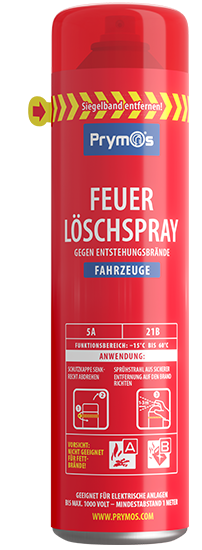 Feuerlöscher-Spray Fahrzeuge