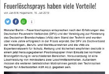 Feuerlöschsprays haben viele Vorteile