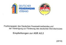 Positionspapier des Deutschen Feuerwehrverbandes