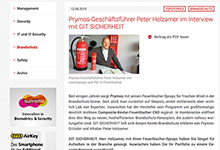 Prymos-Geschäftsführer Peter Holzamer im Interview mit GIT SICHERHEIT
