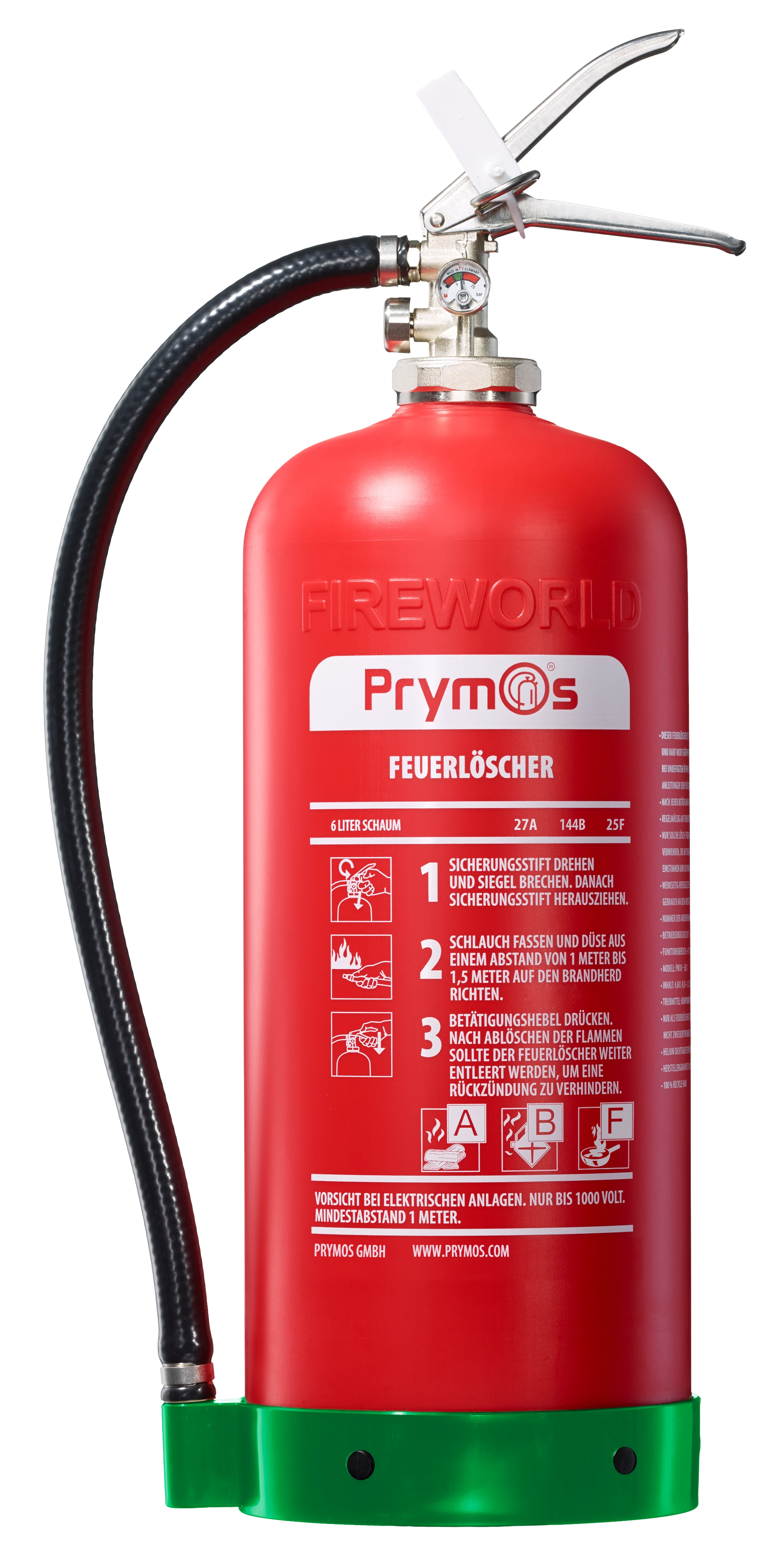 PM10-S6-ABF Feuerlöscher 6 Liter fluorfreier Schaum