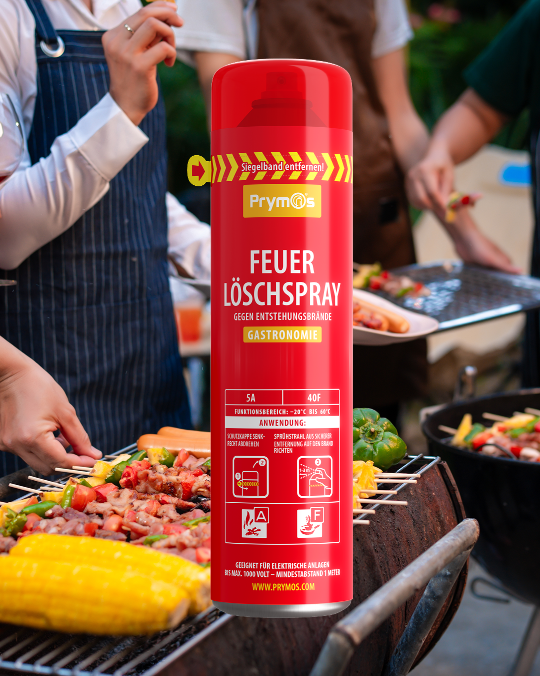 Prymos Feuerlöschspray-Paket (3-teilig)  "Haushalt + Grill"