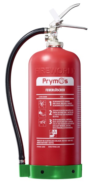 PM10-S6/43A Feuerlöscher 6 Liter fluorfreier Schaum inkl. Standard-Wandhalter