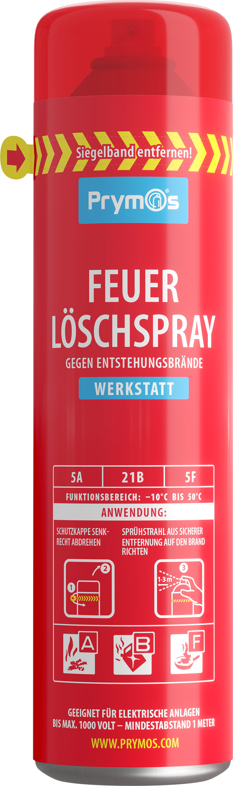 ✓ Design-Mantel aus Edelstahl für Prymos Feuerlöscher-Spray online kaufen