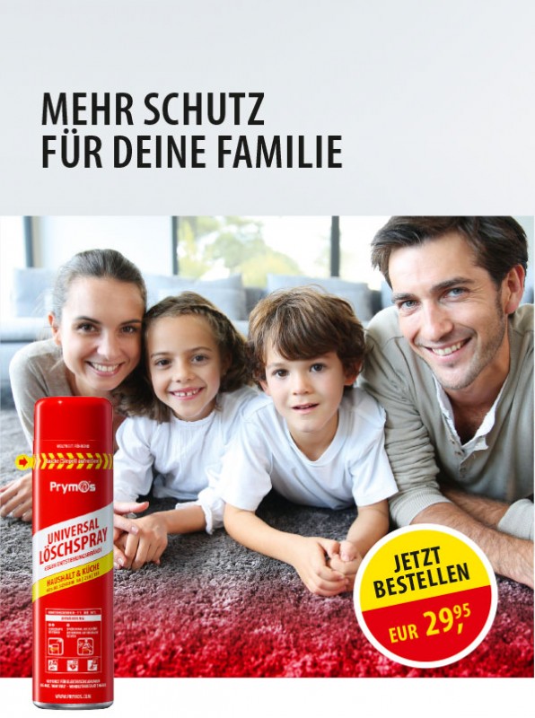 Prymos Feuerlöschspray Universal, 625 ml, Haushalt und Küche – Böttcher AG